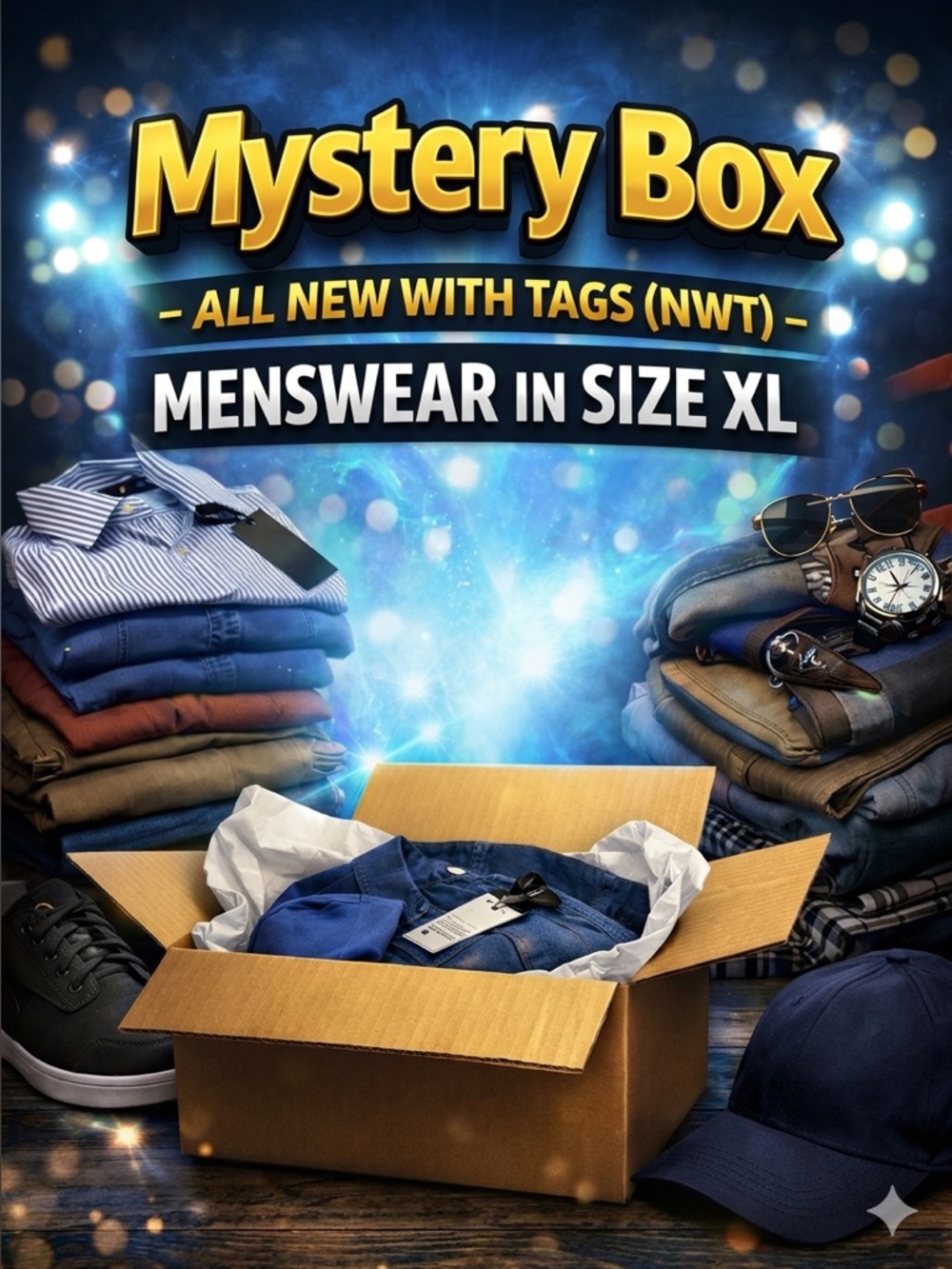 Mystery Box - All New With Tags (NWT) Menswear in Size XL